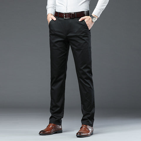 Men's Casual Pants Business Loose Straight