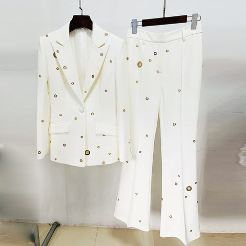 Suit Coat Trousers Suit Two-piece Set