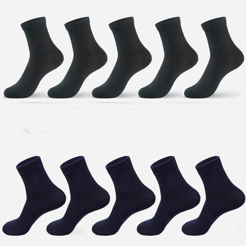 10 pairs of plain business stockings
