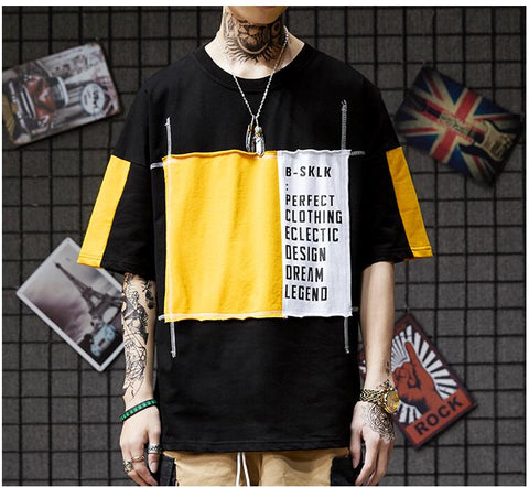 Student loose five-point sleeve