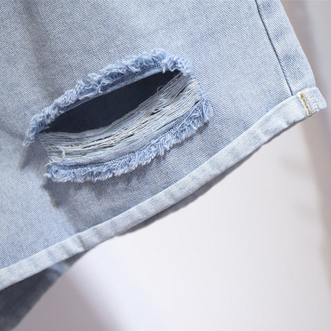 Wide-leg a-line hot pants