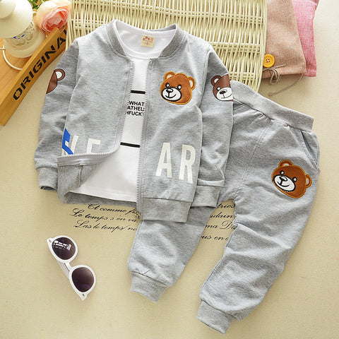 Three-piece baby and children long sleeve