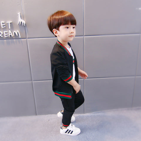 Three-piece baby and children long sleeve