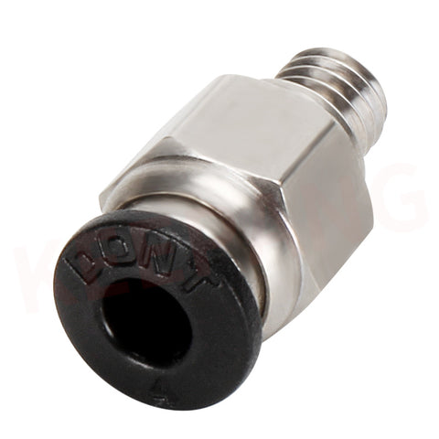 Qipang 3D Printer Accessories Pc4-m6 Straight Through Pneumatic Joint, Outer Diameter 4mm, Teflon Through Joint