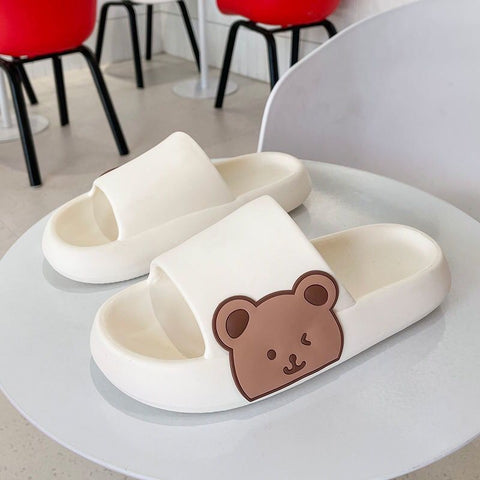 Thick-soled Bathroom Indoor Couple Home Slippers