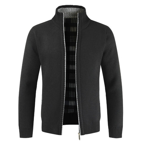Men's plus fleece sweater