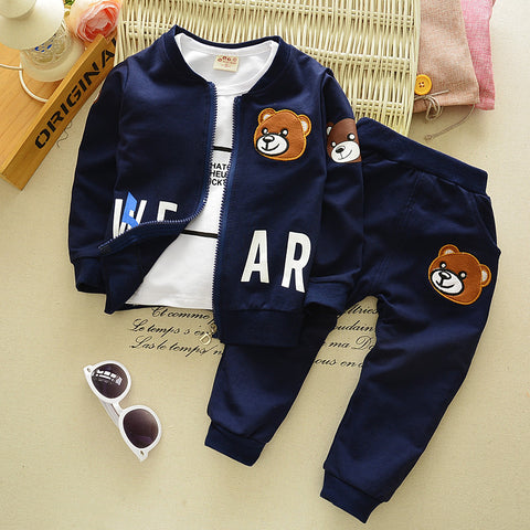 Three-piece baby and children long sleeve