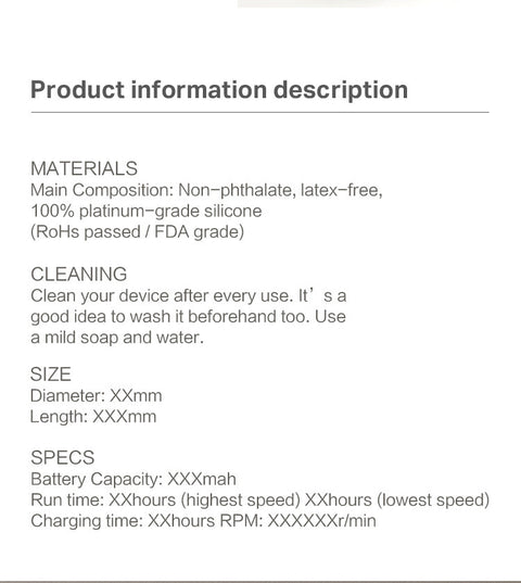 Toy Puff Silicone Vibration