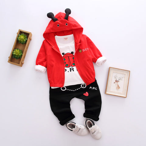 Three-piece baby and children long sleeve