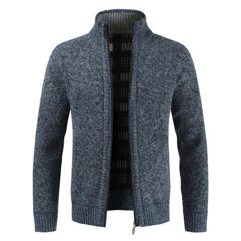 Men's plus fleece sweater