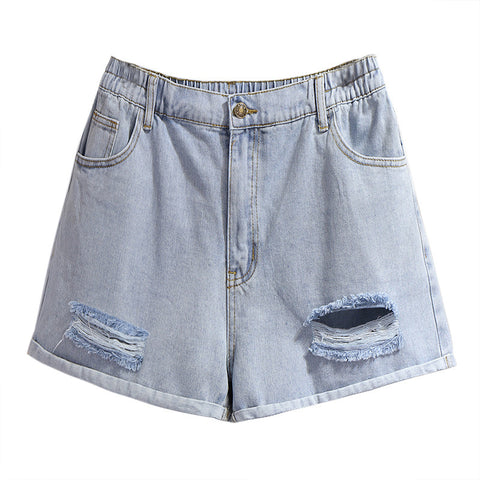 Wide-leg a-line hot pants
