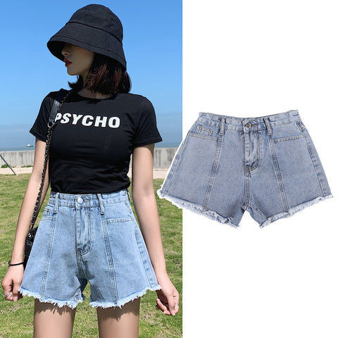 Women's Wide-leg Denim Shorts