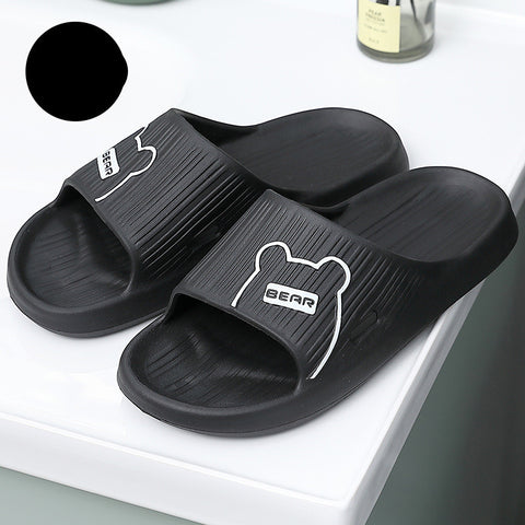 Thick-soled Bathroom Indoor Couple Home Slippers