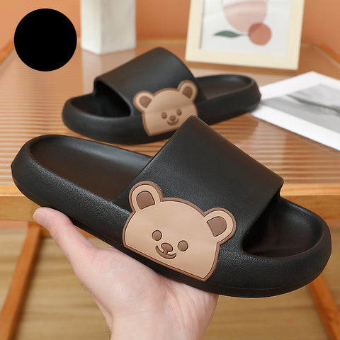 Thick-soled Bathroom Indoor Couple Home Slippers