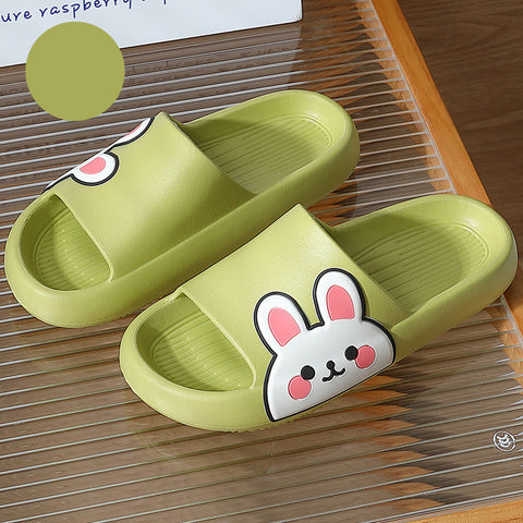 Thick-soled Bathroom Indoor Couple Home Slippers