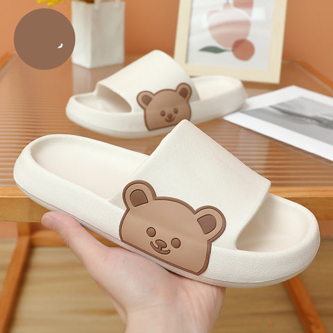 Thick-soled Bathroom Indoor Couple Home Slippers