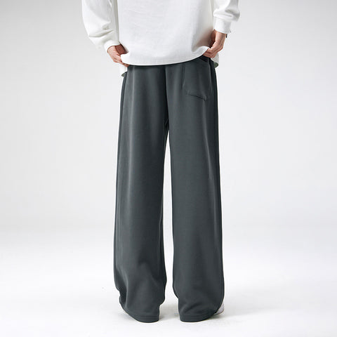 Fashion New Heavy Straight Sweatpants Men