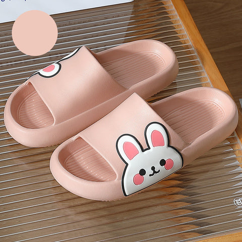 Thick-soled Bathroom Indoor Couple Home Slippers