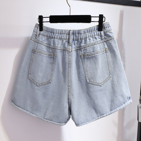 Wide-leg a-line hot pants