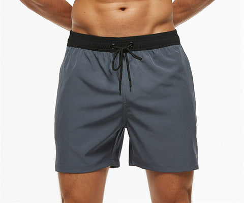 Men's Casual Solid Color Quarter Beach Pants