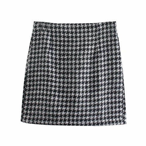 Women's European And American Style Textured Loose Shirt Jacket Skirt