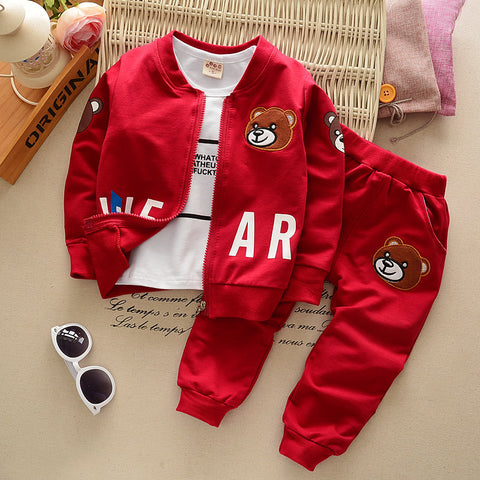 Three-piece baby and children long sleeve