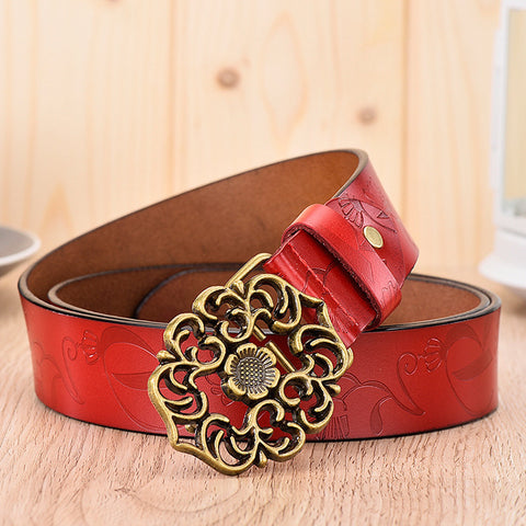 Women's Wide Simple Student Korean Style Fashion Casual Pants Belt