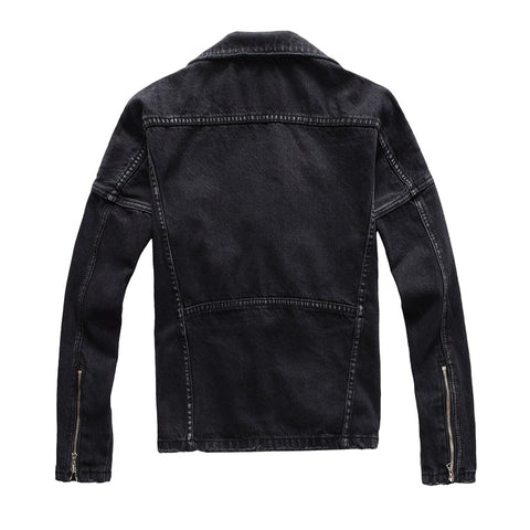 Thickened Punk Slim Denim Jacket