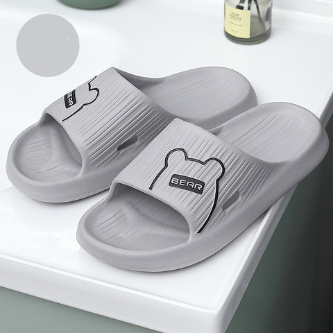 Thick-soled Bathroom Indoor Couple Home Slippers