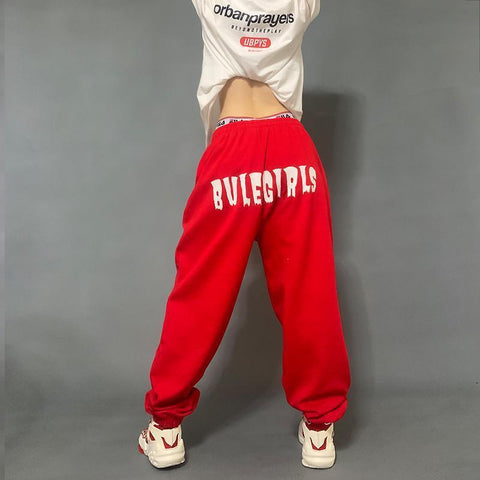 Women's Printed Jazz Hip-hop Sweatpants