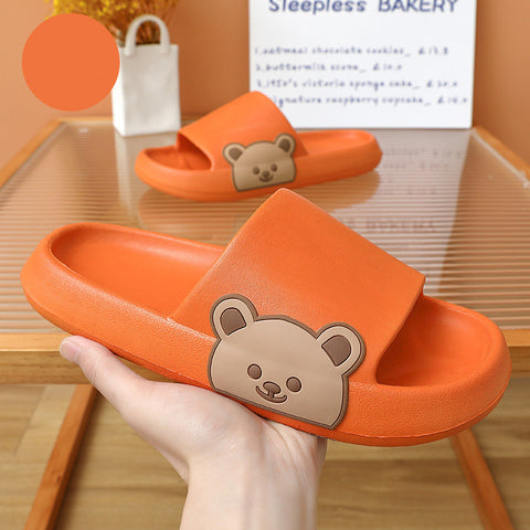 Thick-soled Bathroom Indoor Couple Home Slippers