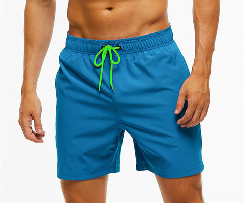 Men's Casual Solid Color Quarter Beach Pants