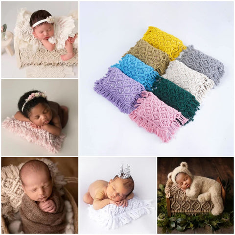 Hand-woven Tassel Pillow