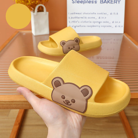 Thick-soled Bathroom Indoor Couple Home Slippers