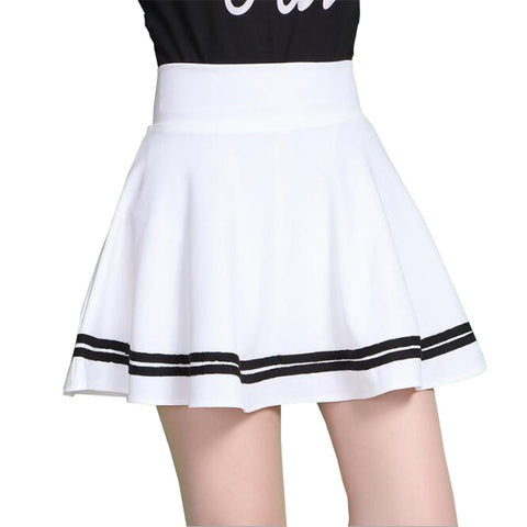 Women's Anti-glare Bottoming Pleated A-line Skirt
